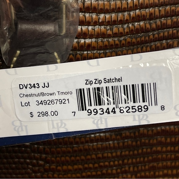 Dooney & Bourke Lizard Embossed Zip Zip Satchel - Picture 8 of 8